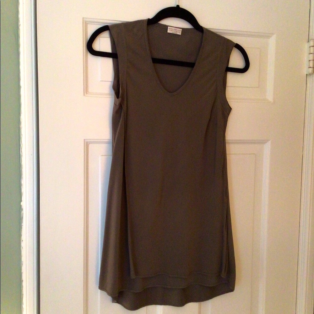 Brunello Cucinelli sleeveless silk top